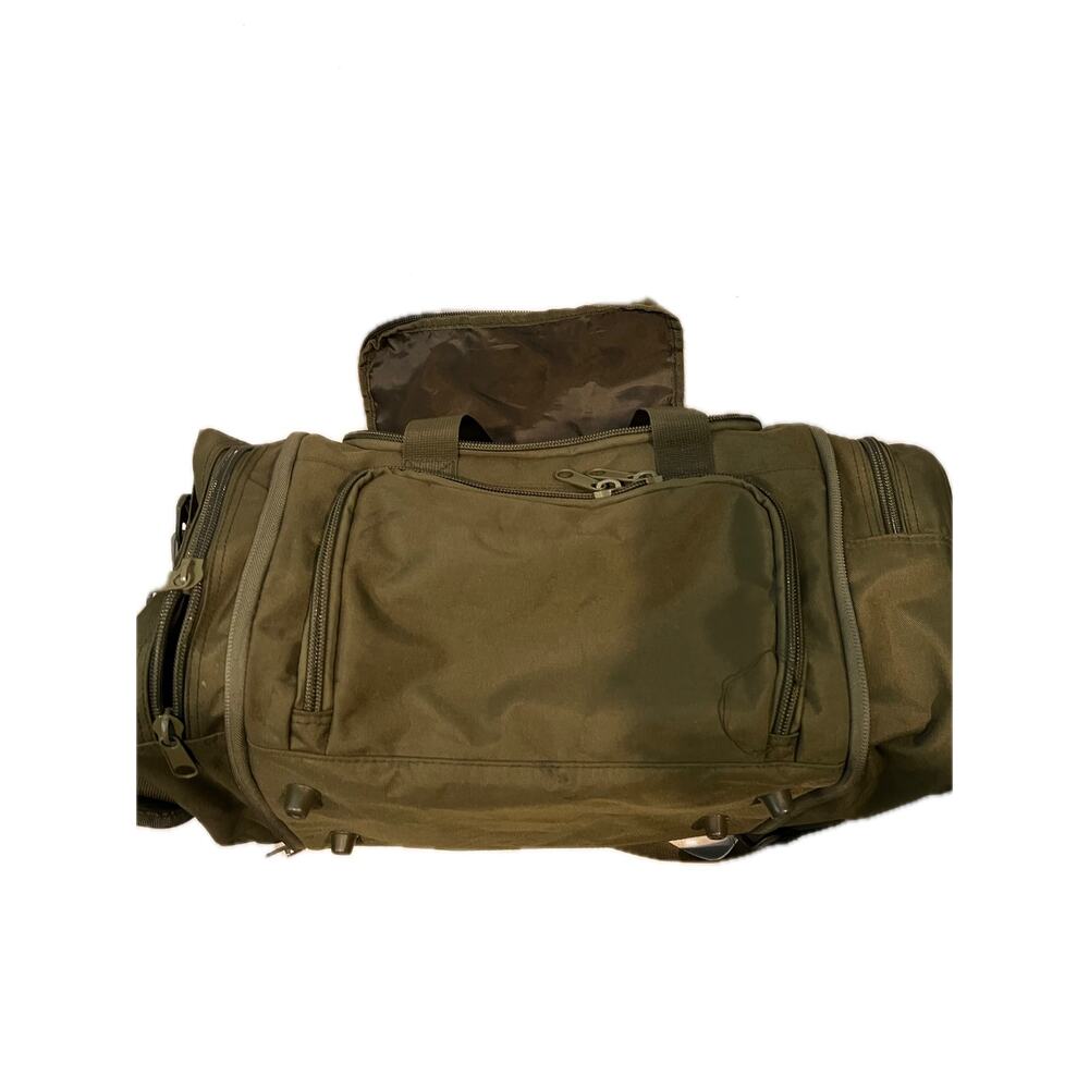 Heavy Canvas Tactical Drab Green 31L Duffel 22"x12"x10"